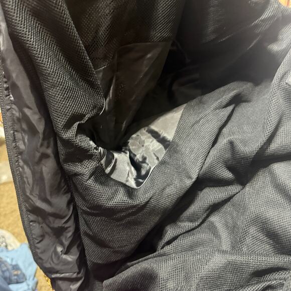 Mens Brooklyn Basement NYC Bomber Jacket Coat Size 3XL gold zippers military - Picture 8 of 9